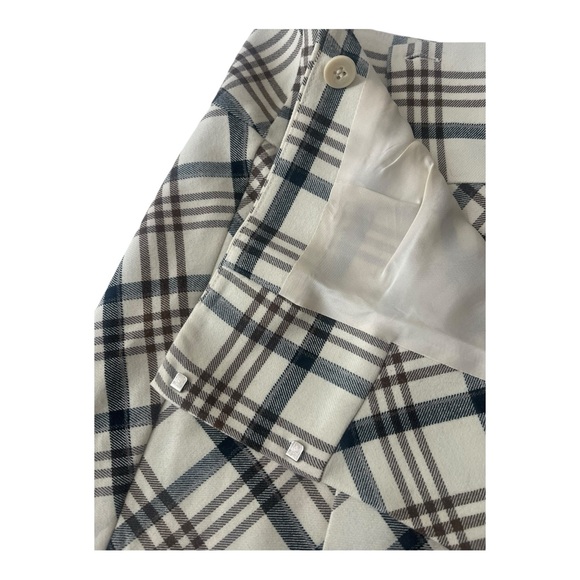 The Limited Black and White Cream Mini A-Line Pleated Skirt Size 2 - Picture 7 of 15